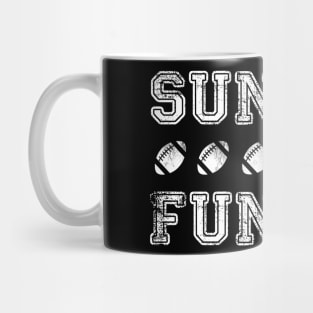 Sunday Funday Football Mug